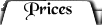 prices