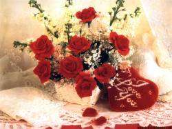 Red Valentine Flowers