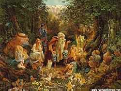 Once Upon a Time- Background art by James Christensen